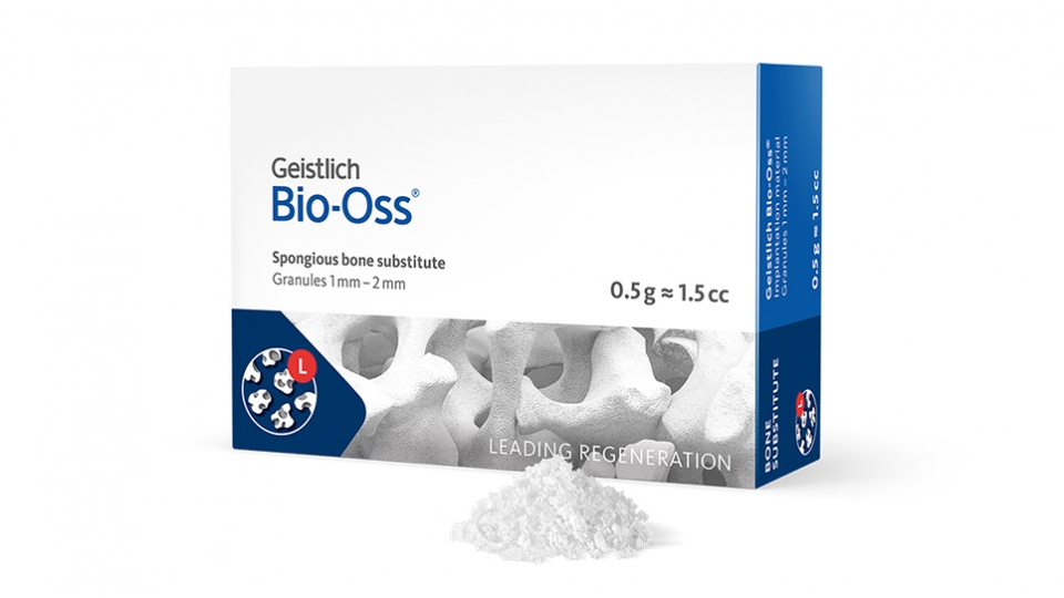 Geistlich náhradní kostní materiál Geistlich Bio-Oss<sup>®</sup>