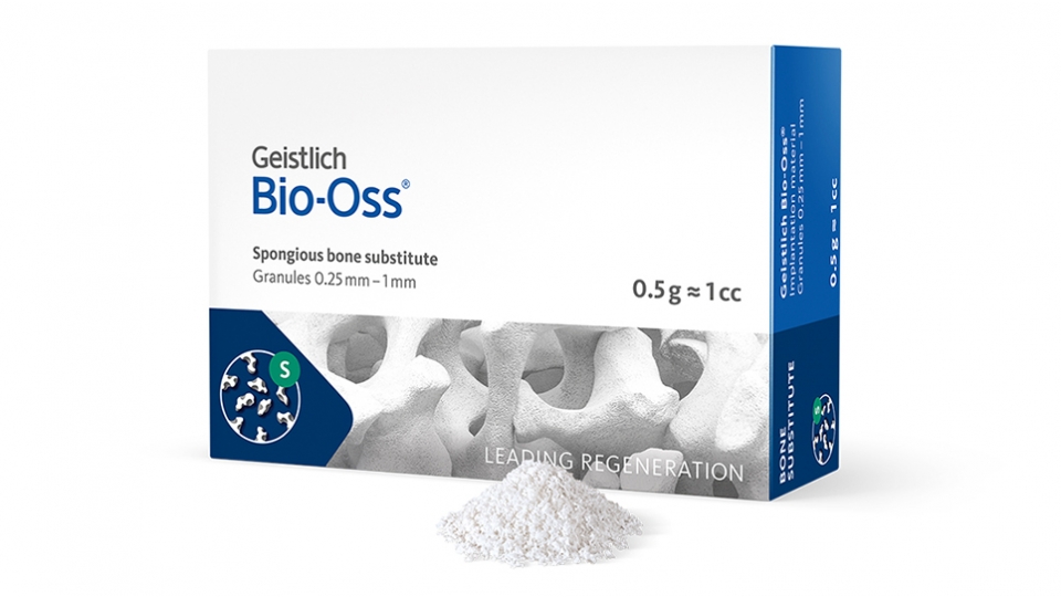 Geistlich náhradní kostní materiál Geistlich Bio-Oss<sup>®</sup>