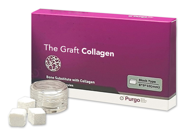 Purgo náhradní kostní materiál THE Graft™ Collagen Block Purgo náhradní kostní materiál THE Graft™ Collagen Block