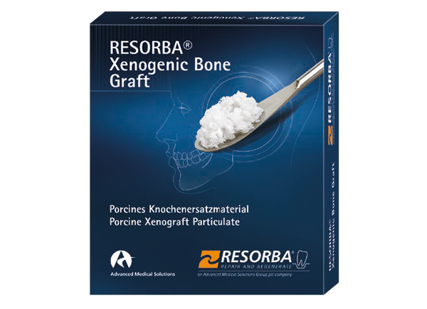 RESORBA® náhradní kostní materiál Xenogenic Bone Graft