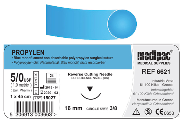 medipac® chirurgické šití PROPYLEN