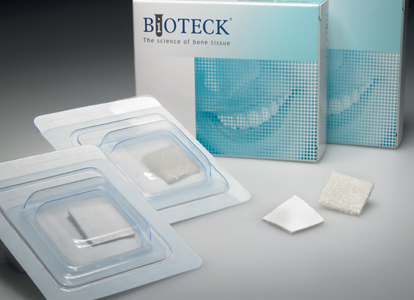 BiOTECK® bariérová membrána BIOCOLLAGEN®, OSTEOPLANT®