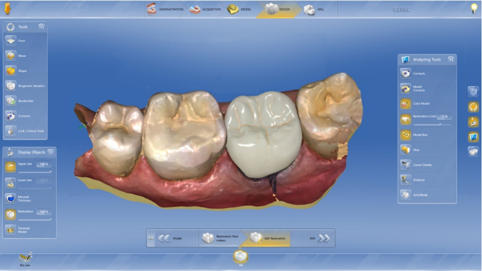 Dentsply Sirona CAD/CAM ordinační software CEREC SW