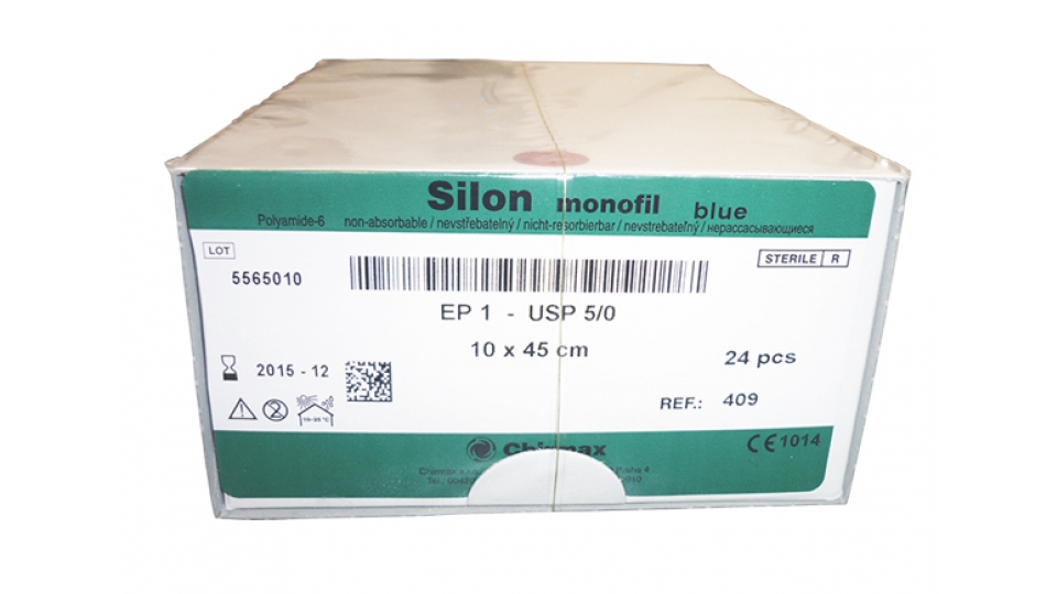CHIRANA chirurgické šití Silon monofil