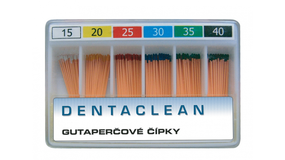 Gutaperčové čepy DENTACLEAN