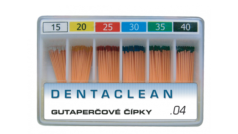 Gutaperčové čepy DENTACLEAN