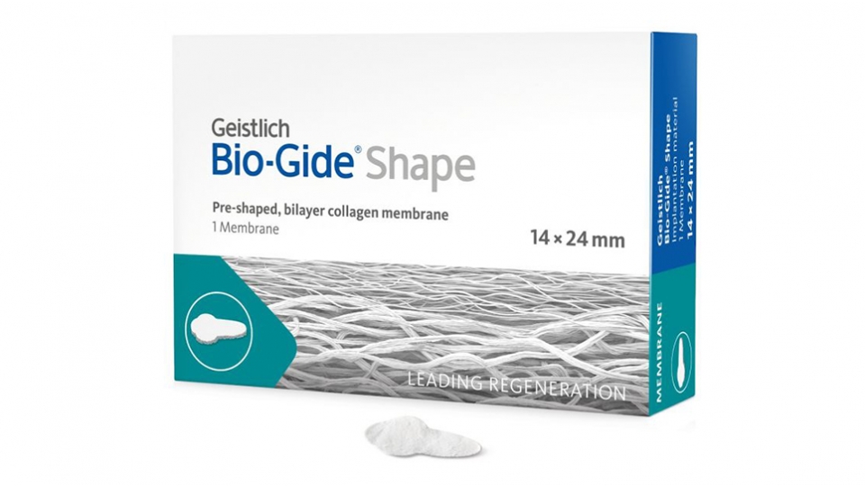 Geistlich bariérová membrána Geistlich Bio-Gide<sup>®</sup> Shape