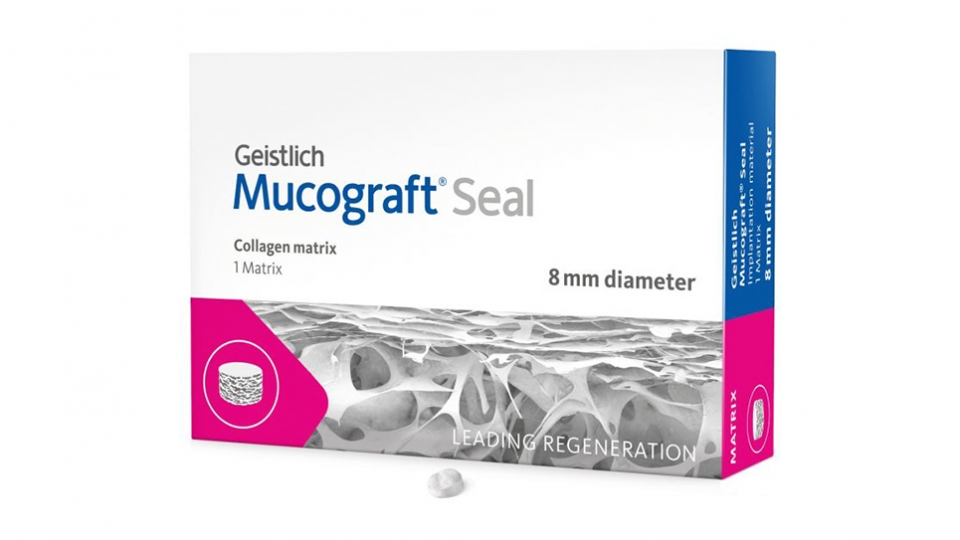 Geistlich bariérová membrána Geistlich Mucograft<sup>®</sup>, Geistlich Mucograft<sup>®</sup> Seal