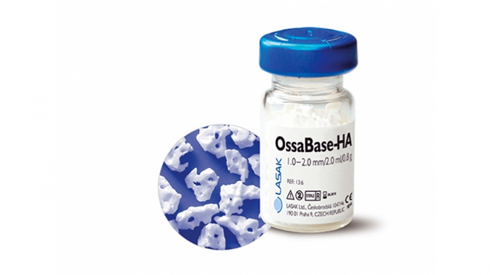 LASAK náhradní kostní materiál OssaBase<sup>®</sup>-HA