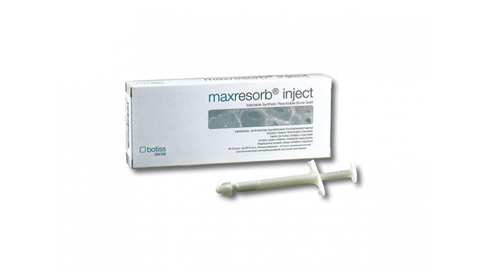 botiss náhradní kostní materiál maxresorb<sup>®</sup> inject