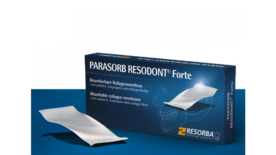 Resorba bariérová membrána PARASORB RESODONT<sup>®</sup> Forte Resorba bariérová membrána PARASORB RESODONT<sup>®</sup> Forte