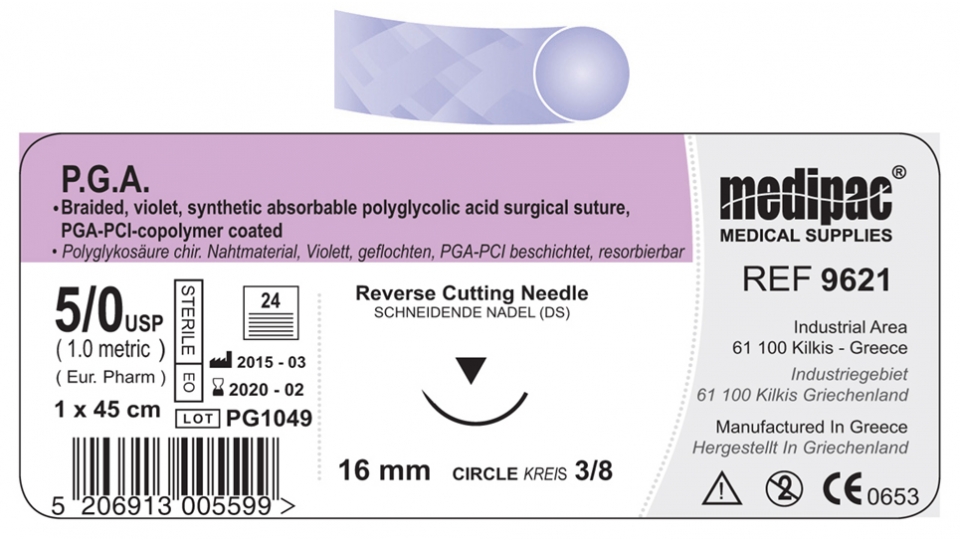 medipac<sup>®</sup> chirurgické šití P.G.A