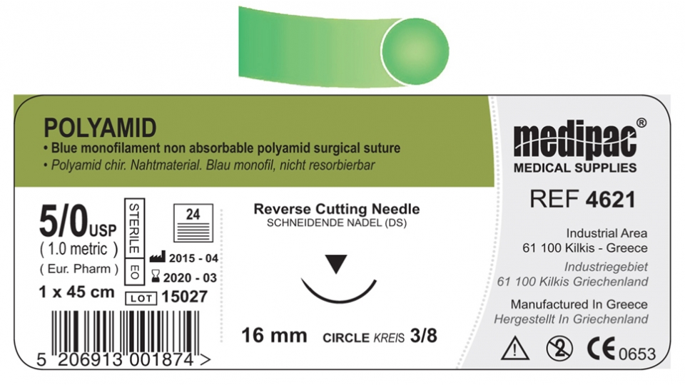 medipac<sup>®</sup> chirurgické šití POLYAMID