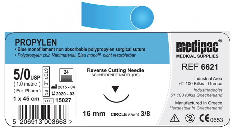 medipac<sup>®</sup> chirurgické šití PROPYLEN