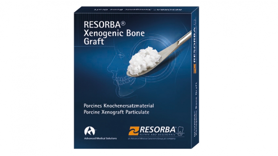 RESORBA<sup>®</sup> náhradní kostní materiál Xenogenic Bone Graft