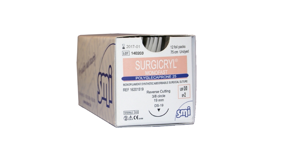 SMI chirurgické šití SURGICRYL<sup>®</sup> MONOFAST